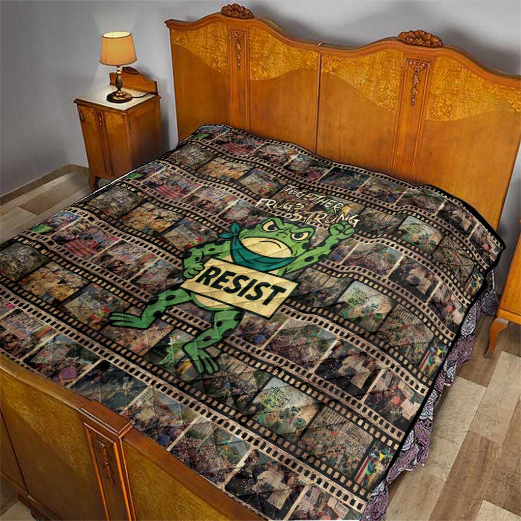 Resist Frog Quilt Protest Free Portland LT05