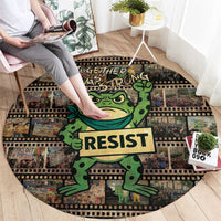 Resist Frog Round Carpet Protest Free Portland LT05