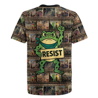 Resist Frog Rugby Jersey Protest Free Portland LT05