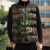 Resist Frog Sleeveless Puffer Jacket Protest Free Portland LT05