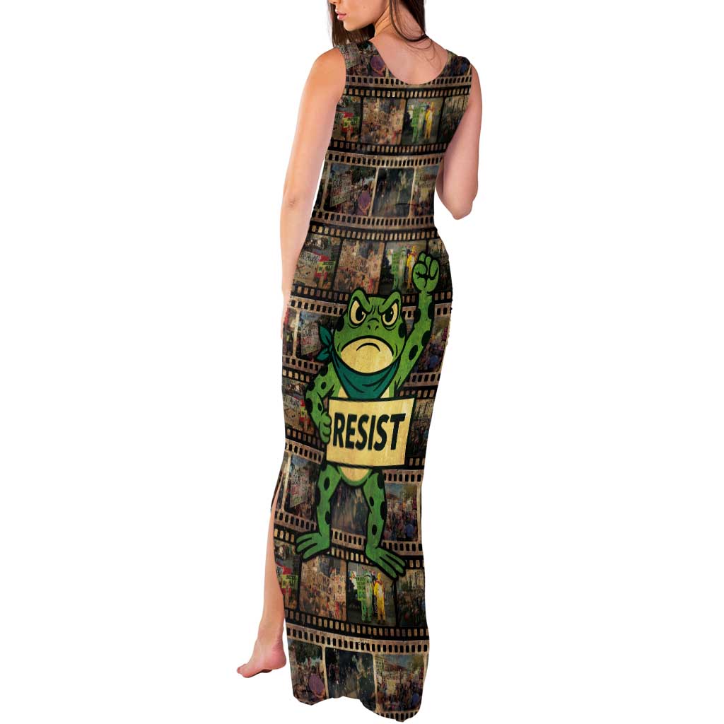 Resist Frog Tank Maxi Dress Protest Free Portland LT05