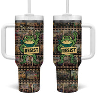 Resist Frog Tumbler With Handle Protest Free Portland LT05