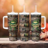 Resist Frog Tumbler With Handle Protest Free Portland LT05