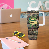 Resist Frog Tumbler With Handle Protest Free Portland LT05