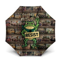 Resist Frog Umbrella Protest Free Portland LT05