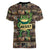 Resist Frog Women V-Neck T-Shirt Protest Free Portland LT05
