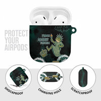 Frogs Against Fascism AirPods Case No Kings Funny Portland Frog Protest - Wonder Print Shop