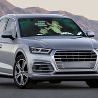 Frogs Against Fascism Auto Sun Shade No Kings Funny Portland Frog Protest - Wonder Print Shop