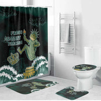 Frogs Against Fascism Bathroom Set No Kings Funny Portland Frog Protest - Wonder Print Shop