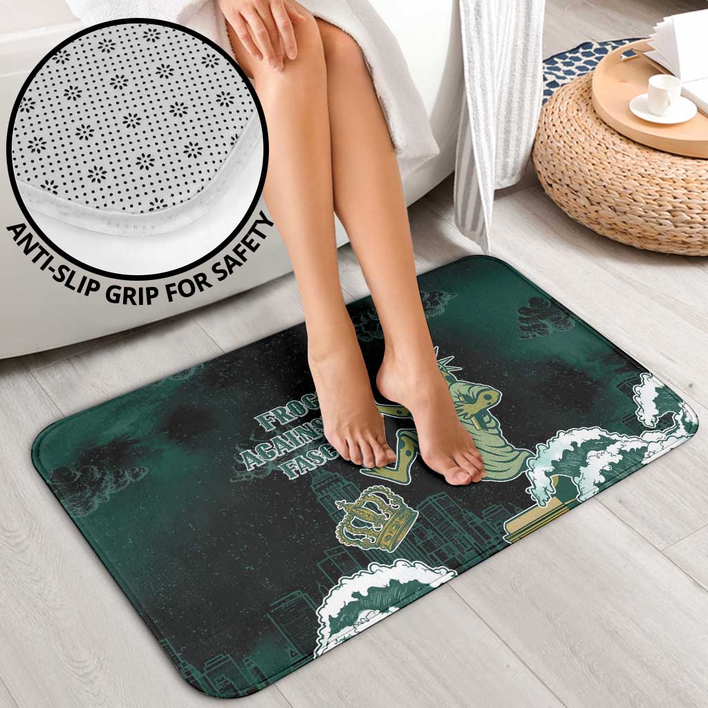 Frogs Against Fascism Bathroom Set No Kings Funny Portland Frog Protest - Wonder Print Shop