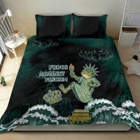 Frogs Against Fascism Bedding Set No Kings Funny Portland Frog Protest - Wonder Print Shop