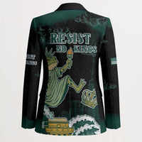 Frogs Against Fascism Blazer No Kings Funny Portland Frog Protest - Wonder Print Shop