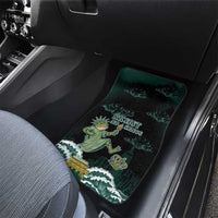 Frogs Against Fascism Car Mats No Kings Funny Portland Frog Protest - Wonder Print Shop