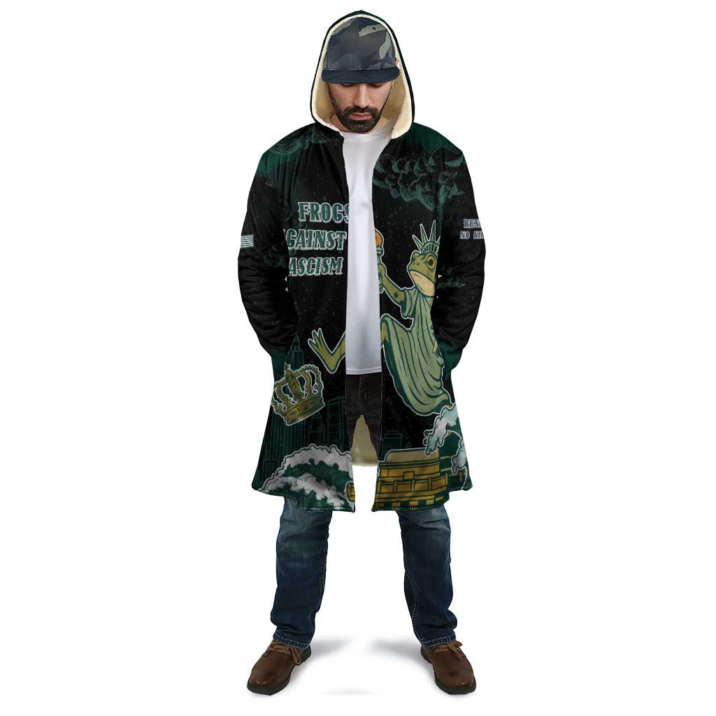 Frogs Against Fascism Cloak No Kings Funny Portland Frog Protest - Wonder Print Shop