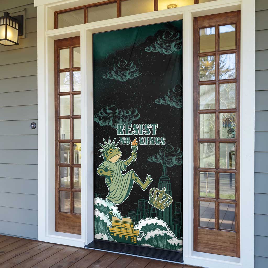 Frogs Against Fascism Door Cover No Kings Funny Portland Frog Protest - undefined