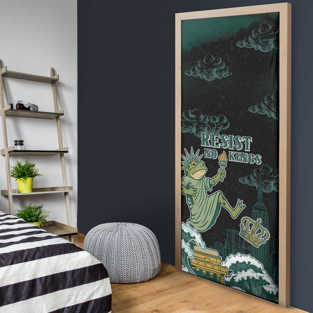 Frogs Against Fascism Door Cover No Kings Funny Portland Frog Protest - undefined