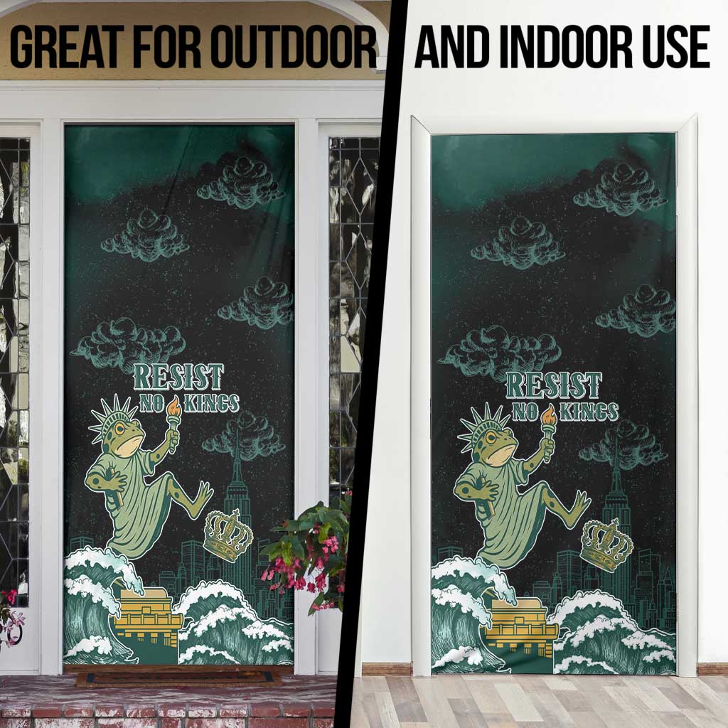Frogs Against Fascism Door Cover No Kings Funny Portland Frog Protest - undefined