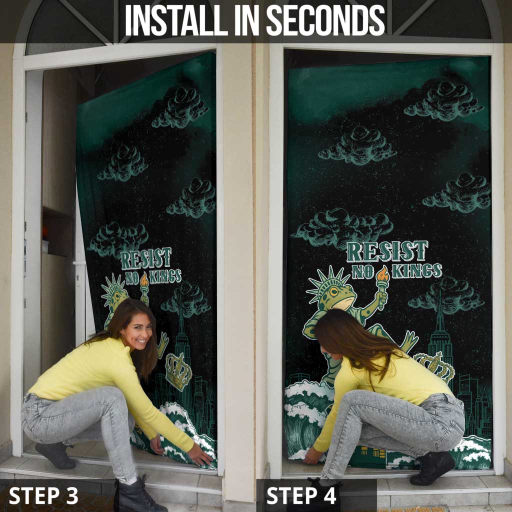 Frogs Against Fascism Door Cover No Kings Funny Portland Frog Protest - undefined
