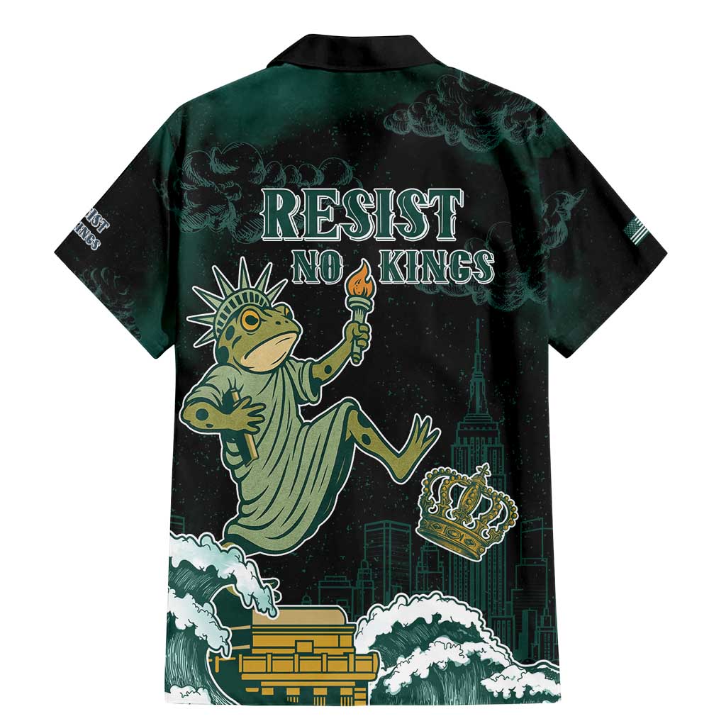 Frogs Against Fascism Family Matching Mermaid Dress and Hawaiian Shirt No Kings Funny Portland Frog Protest - Wonder Print Shop