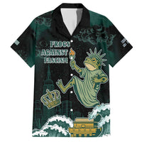 Frogs Against Fascism Family Matching Puletasi and Hawaiian Shirt No Kings Funny Portland Frog Protest - Wonder Print Shop