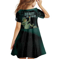 Frogs Against Fascism Family Matching Tank Maxi Dress and Hawaiian Shirt No Kings Funny Portland Frog Protest - Wonder Print Shop