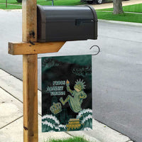 Frogs Against Fascism Garden Flag No Kings Funny Portland Frog Protest - Wonder Print Shop