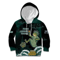 Frogs Against Fascism Kid Hoodie No Kings Funny Portland Frog Protest LT05