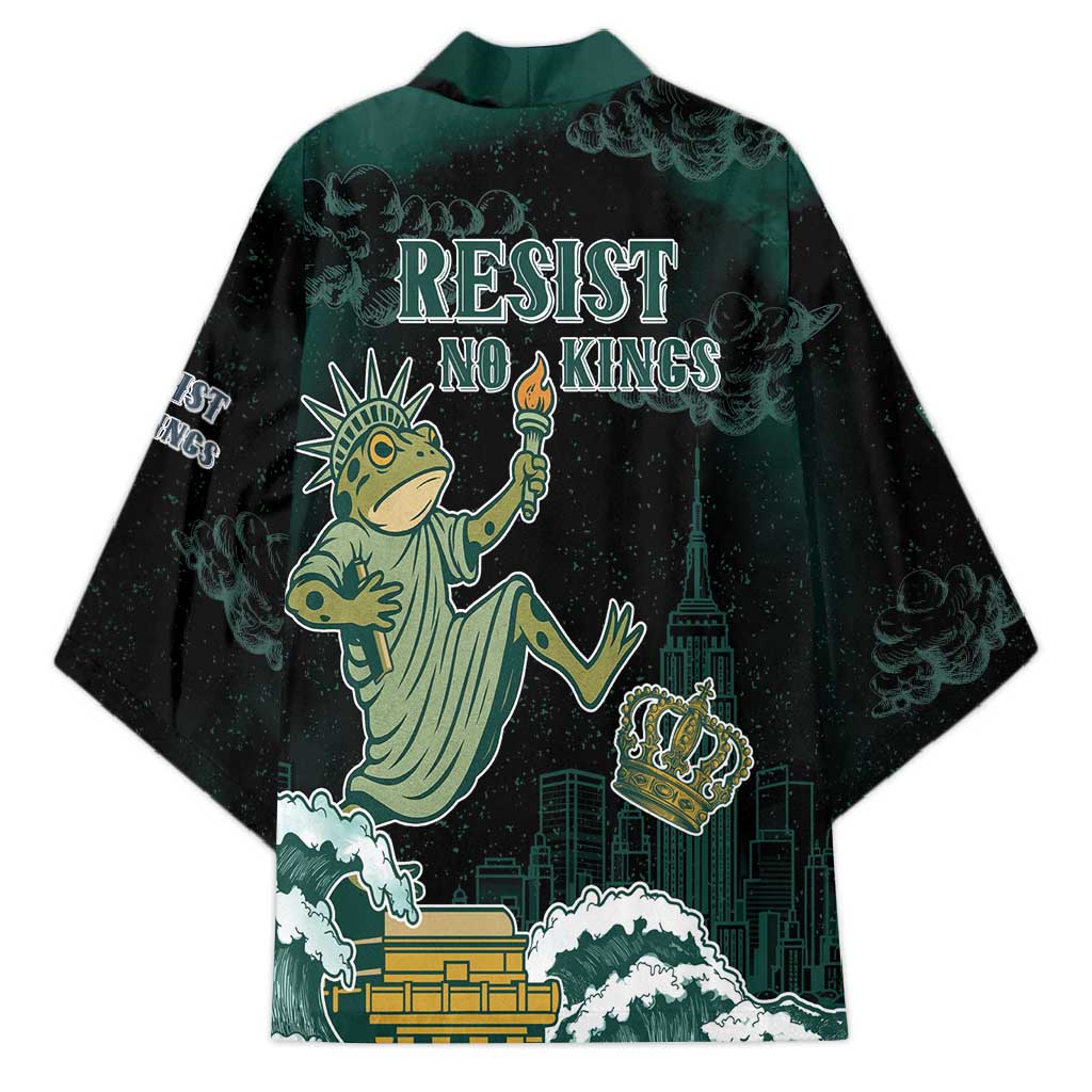 Frogs Against Fascism Kimono No Kings Funny Portland Frog Protest - Wonder Print Shop