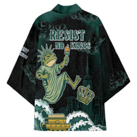 Frogs Against Fascism Kimono No Kings Funny Portland Frog Protest - Wonder Print Shop