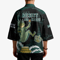 Frogs Against Fascism Kimono No Kings Funny Portland Frog Protest - Wonder Print Shop