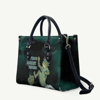Frogs Against Fascism Leather Bag No Kings Funny Portland Frog Protest - Wonder Print Shop