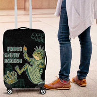 Frogs Against Fascism Luggage Cover No Kings Funny Portland Frog Protest - Wonder Print Shop