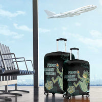 Frogs Against Fascism Luggage Cover No Kings Funny Portland Frog Protest - Wonder Print Shop