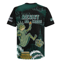 Frogs Against Fascism Rugby Jersey No Kings Funny Portland Frog Protest - Wonder Print Shop