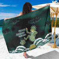 Frogs Against Fascism Sarong No Kings Funny Portland Frog Protest - Wonder Print Shop