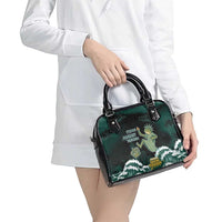 Frogs Against Fascism Shoulder Handbag No Kings Funny Portland Frog Protest - Wonder Print Shop