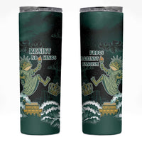 Frogs Against Fascism Skinny Tumbler No Kings Funny Portland Frog Protest - Wonder Print Shop