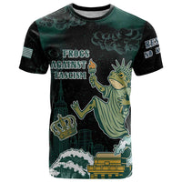 Frogs Against Fascism T Shirt No Kings Funny Portland Frog Protest LT05