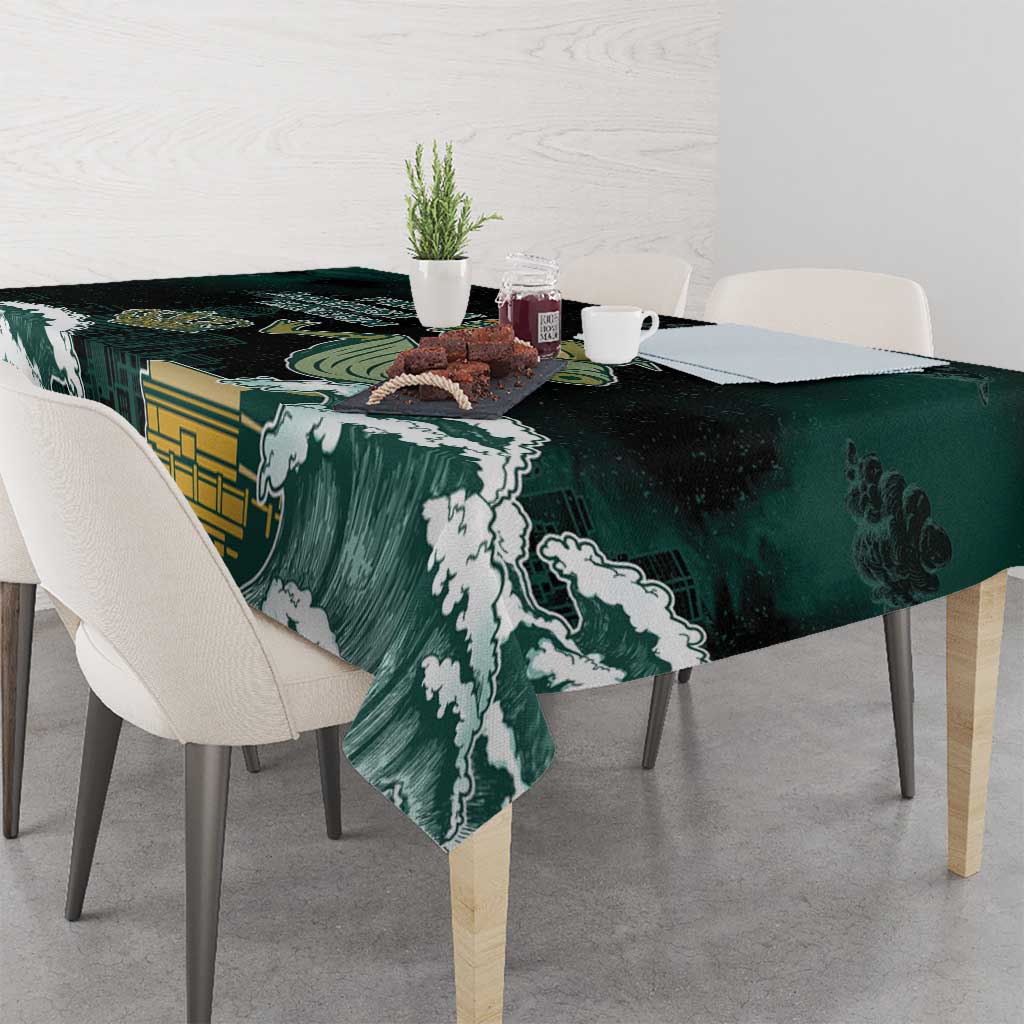 Frogs Against Fascism Tablecloth No Kings Funny Portland Frog Protest - Wonder Print Shop