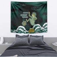 Frogs Against Fascism Tapestry No Kings Funny Portland Frog Protest - Wonder Print Shop