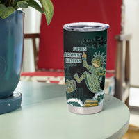 Frogs Against Fascism Tumbler Cup No Kings Funny Portland Frog Protest - Wonder Print Shop