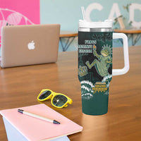 Frogs Against Fascism Tumbler With Handle No Kings Funny Portland Frog Protest - Wonder Print Shop