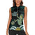 Frogs Against Fascism Women Sleeveless Polo Shirt No Kings Funny Portland Frog Protest - Wonder Print Shop