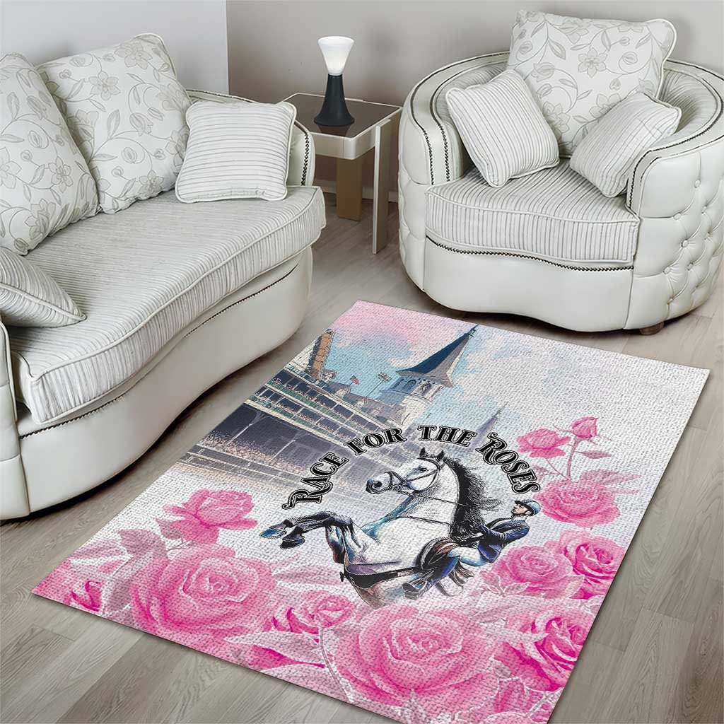 Kentucky Horse Race Area Rug Race For The Roses Churchill Downs