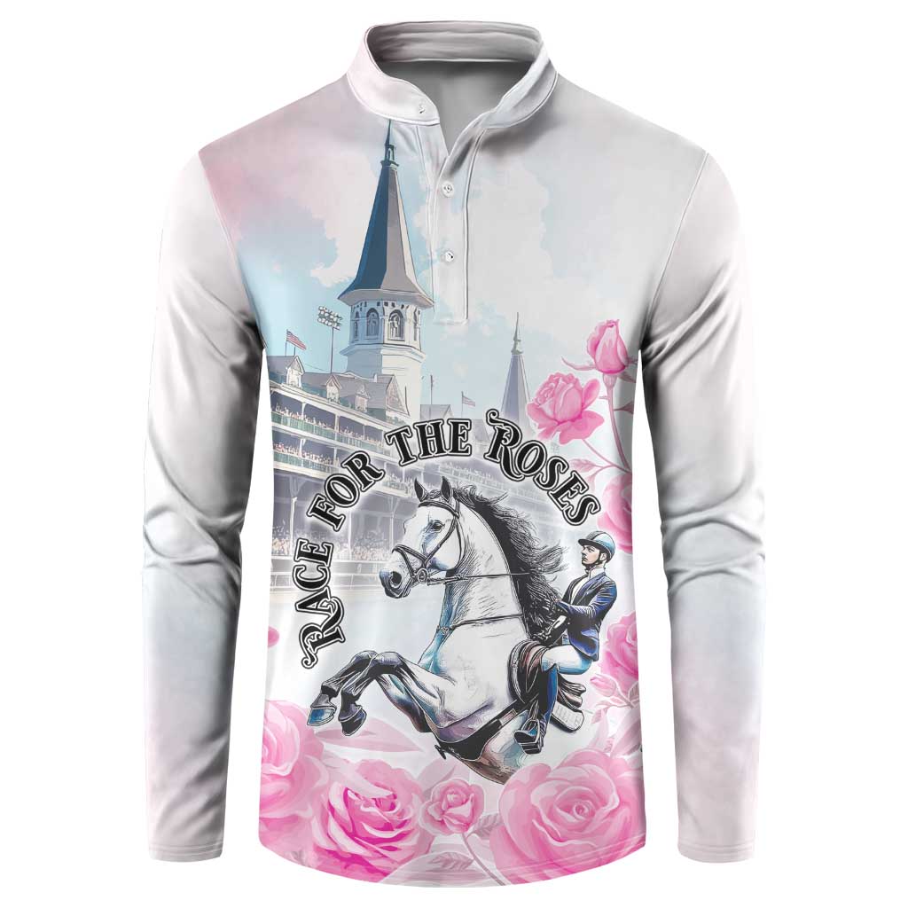 Kentucky Horse Race Button Sweatshirt Race For The Roses Churchill Downs