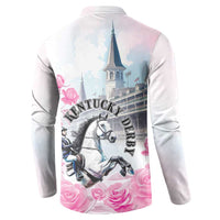 Kentucky Horse Race Button Sweatshirt Race For The Roses Churchill Downs
