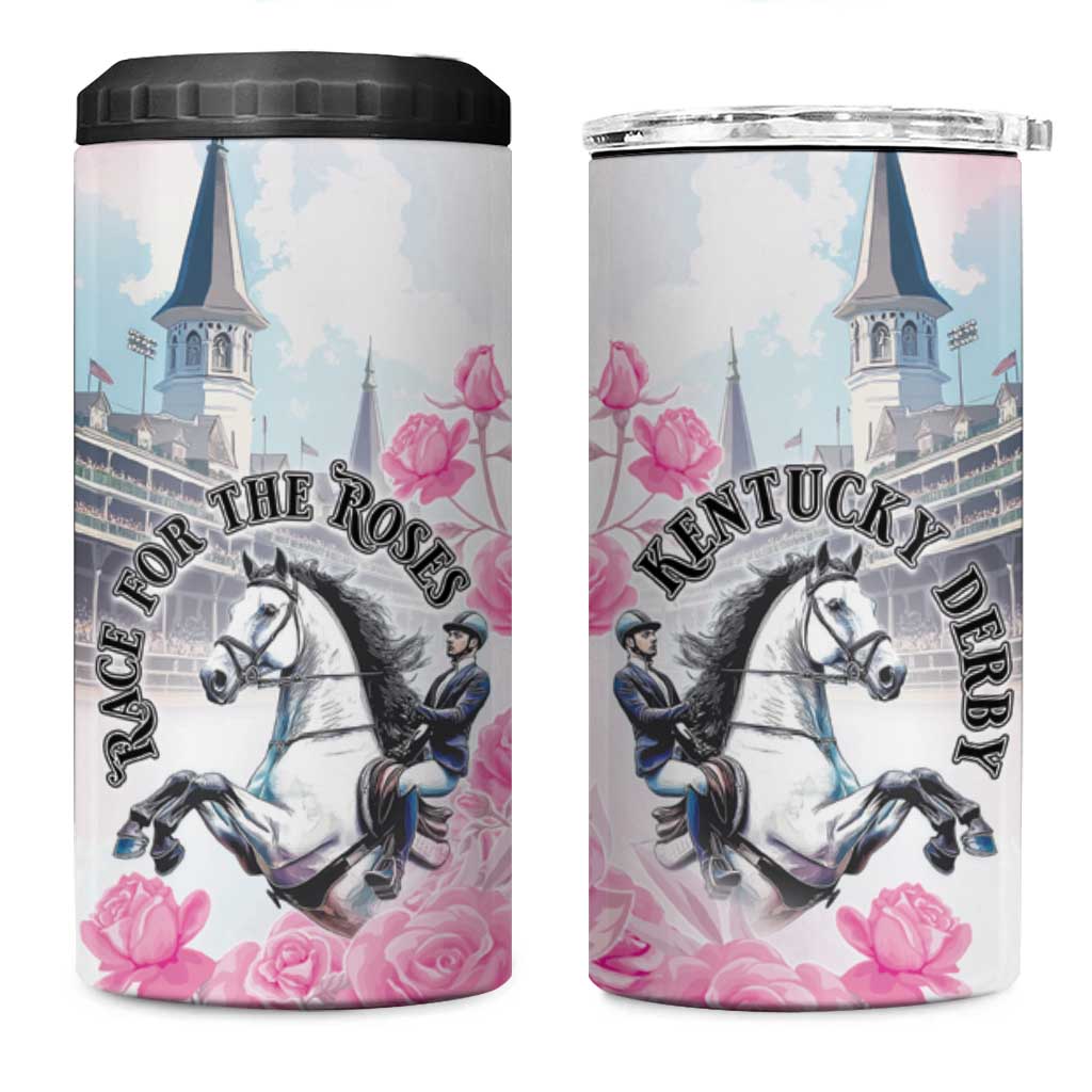 Kentucky Horse Race 4 in 1 Can Cooler Tumbler Race For The Roses Churchill Downs