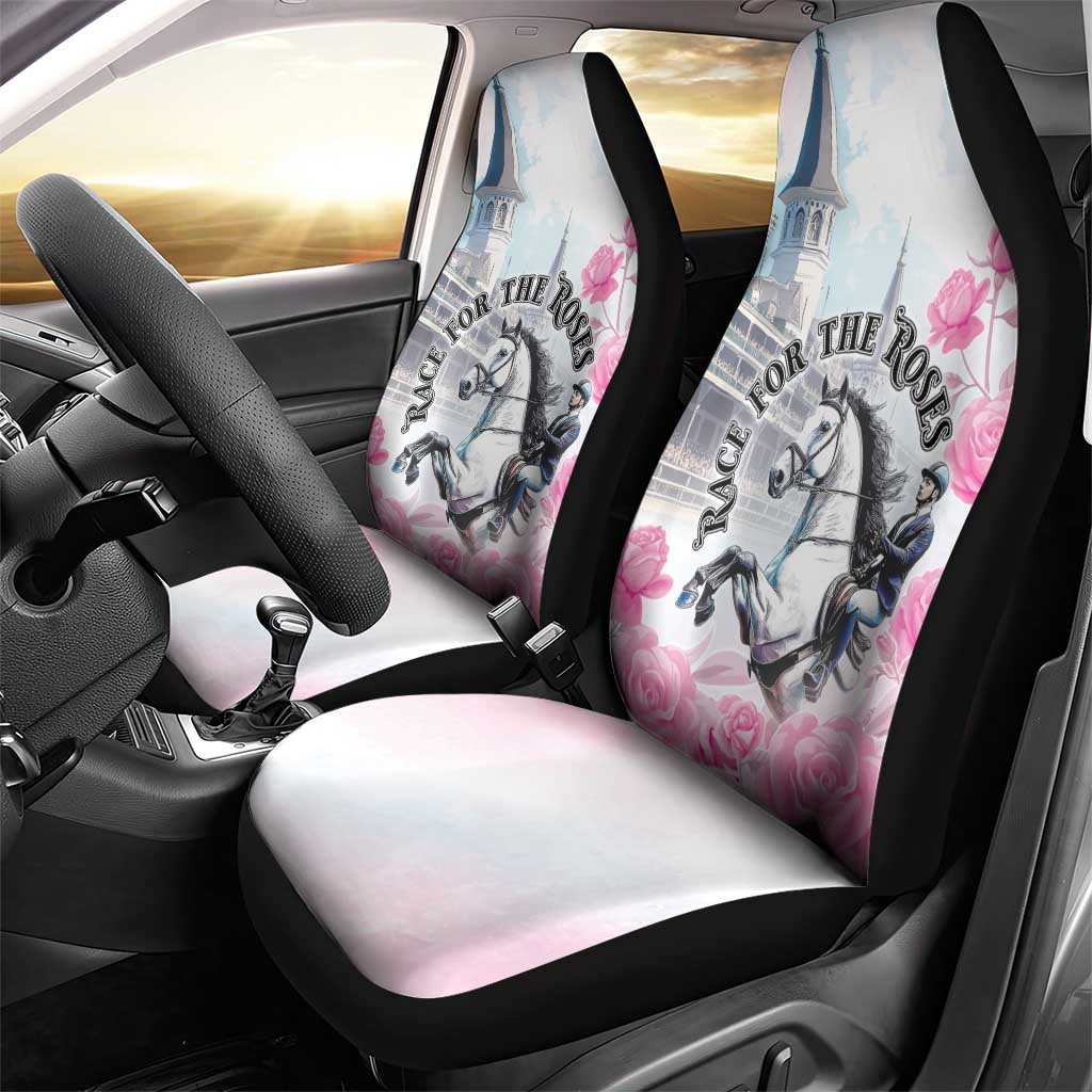 Kentucky Horse Race Car Seat Cover Race For The Roses Churchill Downs