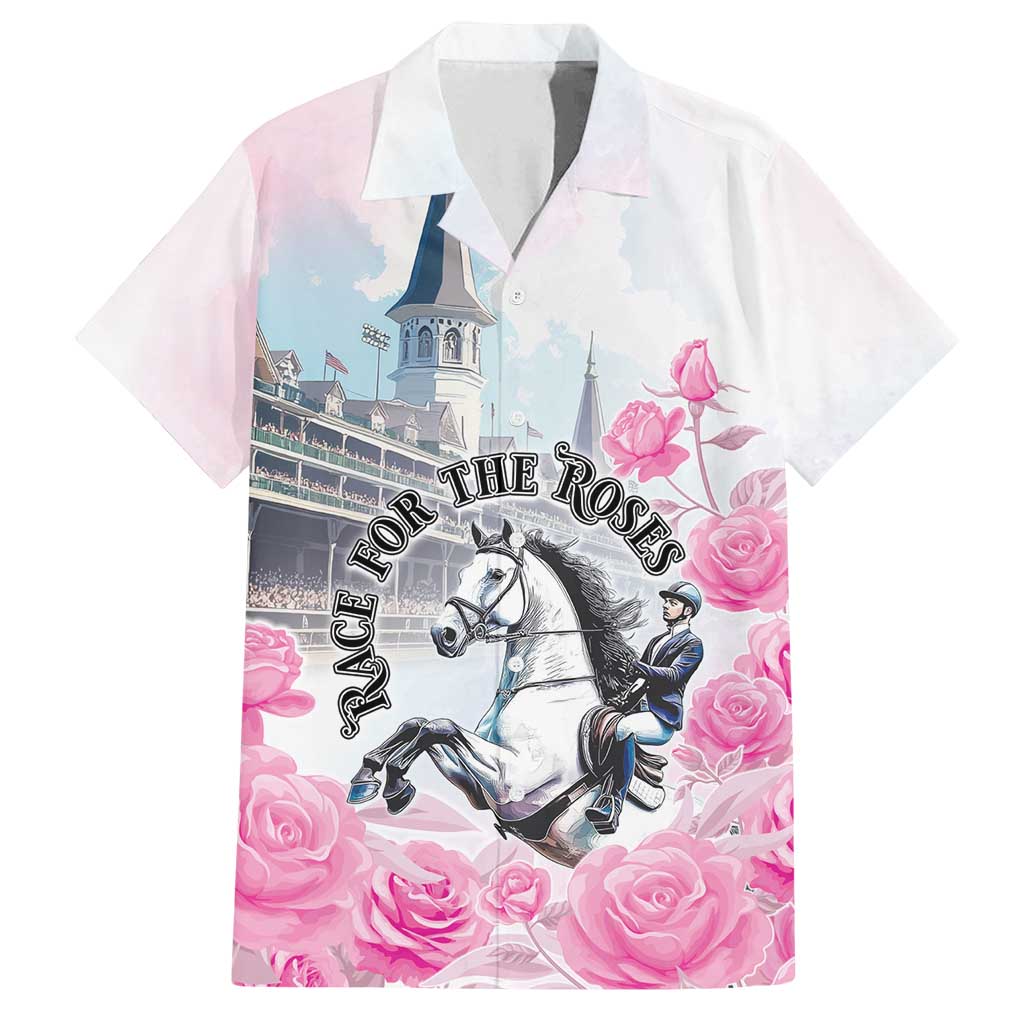 Kentucky Horse Race Family Matching Puletasi and Hawaiian Shirt Race For The Roses Churchill Downs