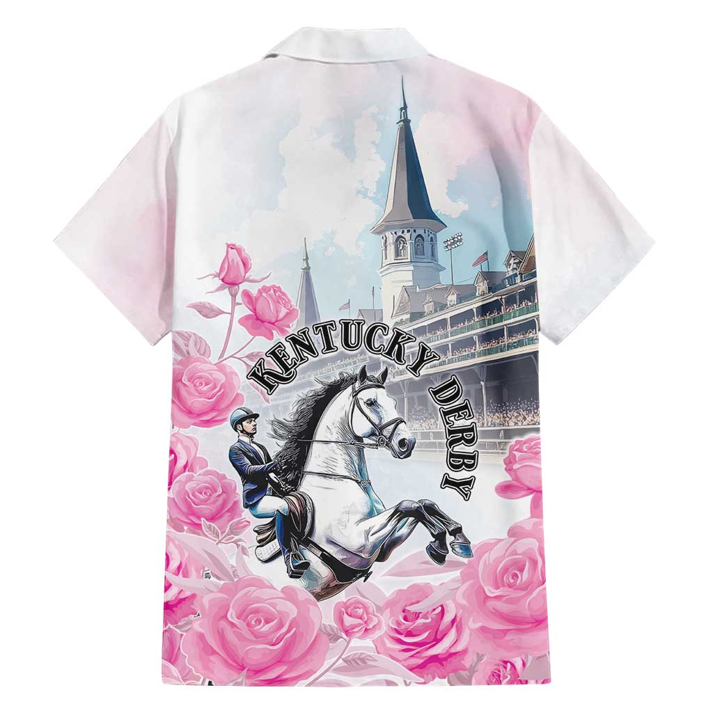 Kentucky Horse Race Family Matching Short Sleeve Bodycon Dress and Hawaiian Shirt Race For The Roses Churchill Downs